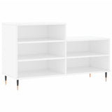 Vidaxx meuble à chaussures 102x36x60 cm bois d'ingénierie blanc