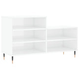 Vidaxx armoire à chaussures 102x36x60 cm bois fini blanc brillant