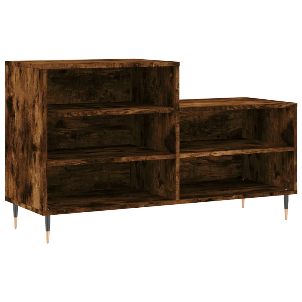Vidaxx meuble à chaussures 102x36x60 cm bois d'ingénierie, chêne fumé