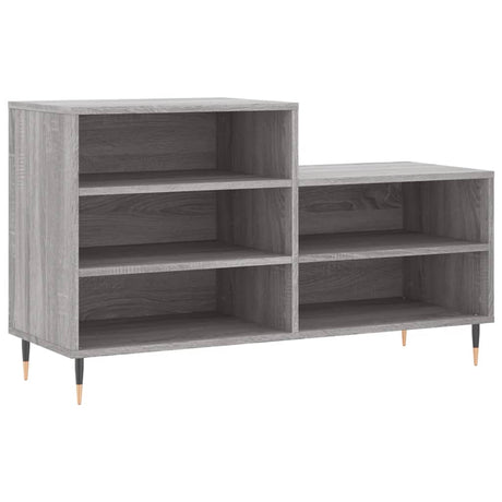 VidaXL armoire à chaussures 102x36x60 cm bois d'ingénierie gris sonoma