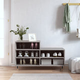 VidaXL armoire à chaussures 102x36x60 cm bois d'ingénierie gris sonoma