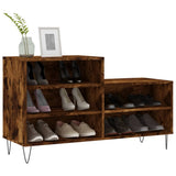 Vidaxx meuble à chaussures 102x36x60 cm bois d'ingénierie, chêne fumé