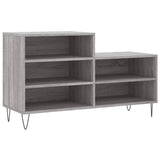 VidaXL armoire à chaussures 102x36x60 cm bois d'ingénierie gris sonoma