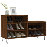 Vidaxx armoire à chaussures 102x36x60 cm bois fini couleur chêne marron