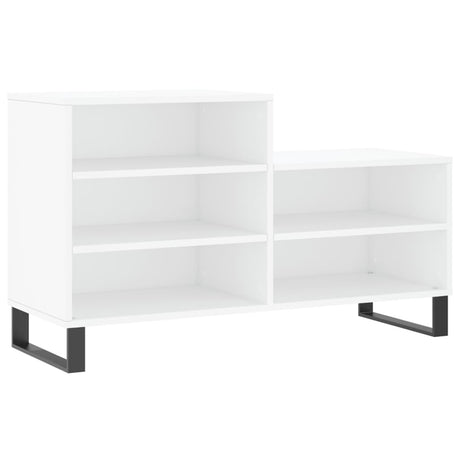 Vidaxx meuble à chaussures 102x36x60 cm bois d'ingénierie blanc