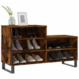 Vidaxx meuble à chaussures 102x36x60 cm bois d'ingénierie, chêne fumé