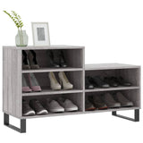 VidaXL armoire à chaussures 102x36x60 cm bois d'ingénierie gris sonoma