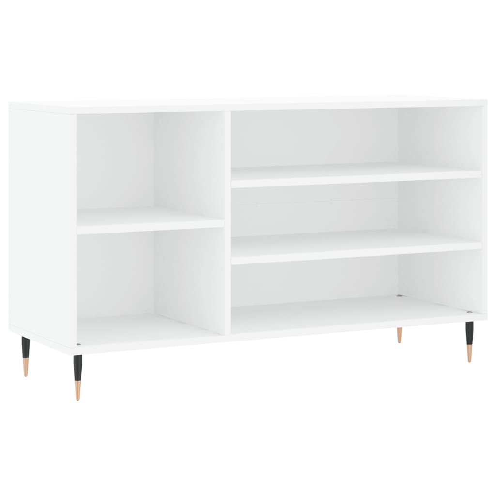 Vidaxl skoskap 102x36x60 cm eiendommer hvit hvit