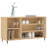 VidaXL armoire à chaussures 102x36x60 cm bois d'ingénierie chêne sonoma