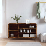 Vidaxx meuble à chaussures 102x36x60 cm bois d'ingénierie, chêne fumé