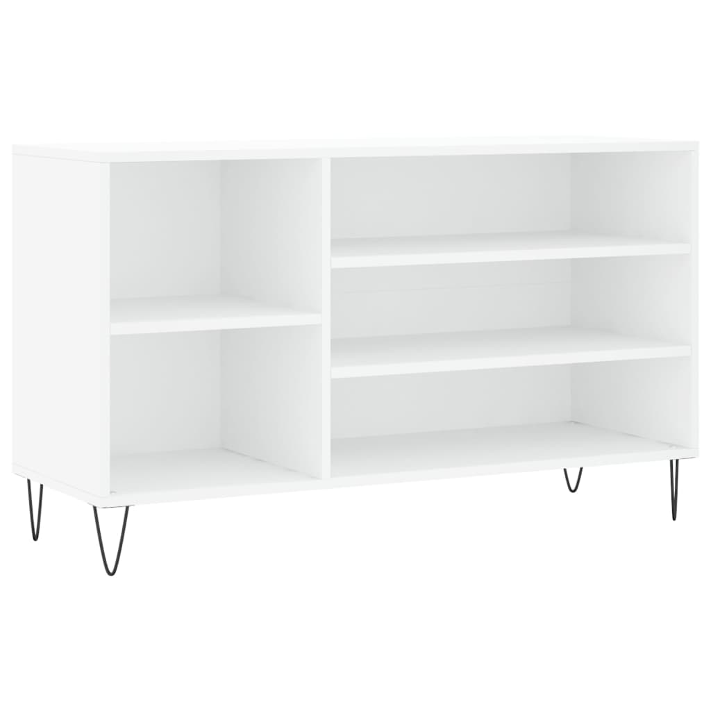 Vidaxl skoskap 102x36x60 cm eiendommer hvit hvit