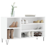 Vidaxl Cabinet da scarpe 102x36x60 cm Bianco in legno