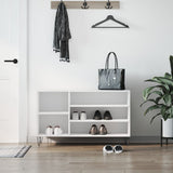 Vidaxx meuble à chaussures 102x36x60 cm bois d'ingénierie blanc