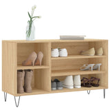 VidaXL armoire à chaussures 102x36x60 cm bois d'ingénierie chêne sonoma