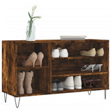 Vidaxx meuble à chaussures 102x36x60 cm bois d'ingénierie, chêne fumé