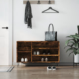 Vidaxx meuble à chaussures 102x36x60 cm bois d'ingénierie, chêne fumé