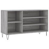 VidaXL armoire à chaussures 102x36x60 cm bois d'ingénierie gris sonoma