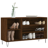 Vidaxx armoire à chaussures 102x36x60 cm bois fini couleur chêne marron