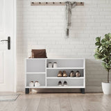 Vidaxx meuble à chaussures 102x36x60 cm bois d'ingénierie blanc