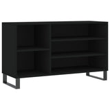 Vidaxx armoire à chaussures 102x36x60 cm bois fini noir