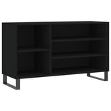 VidaXL Shoe cabinet 102x36x60 cm Properted Wood Black