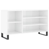 Vidaxx armoire à chaussures 102x36x60 cm bois fini blanc brillant