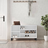 Vidaxx armoire à chaussures 102x36x60 cm bois fini blanc brillant