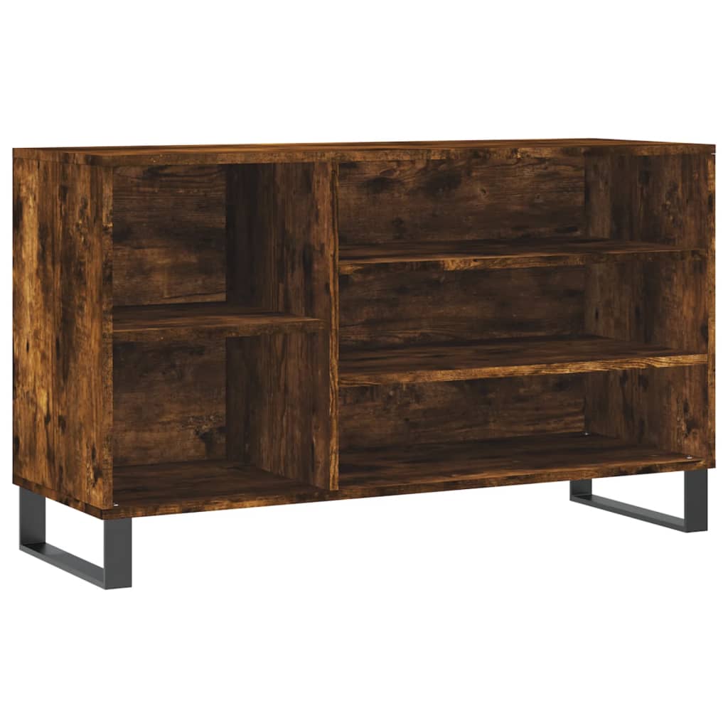 Vidaxx meuble à chaussures 102x36x60 cm bois d'ingénierie, chêne fumé