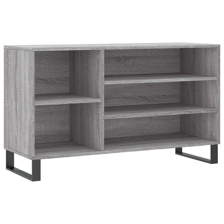 VidaXL armoire à chaussures 102x36x60 cm bois d'ingénierie gris sonoma
