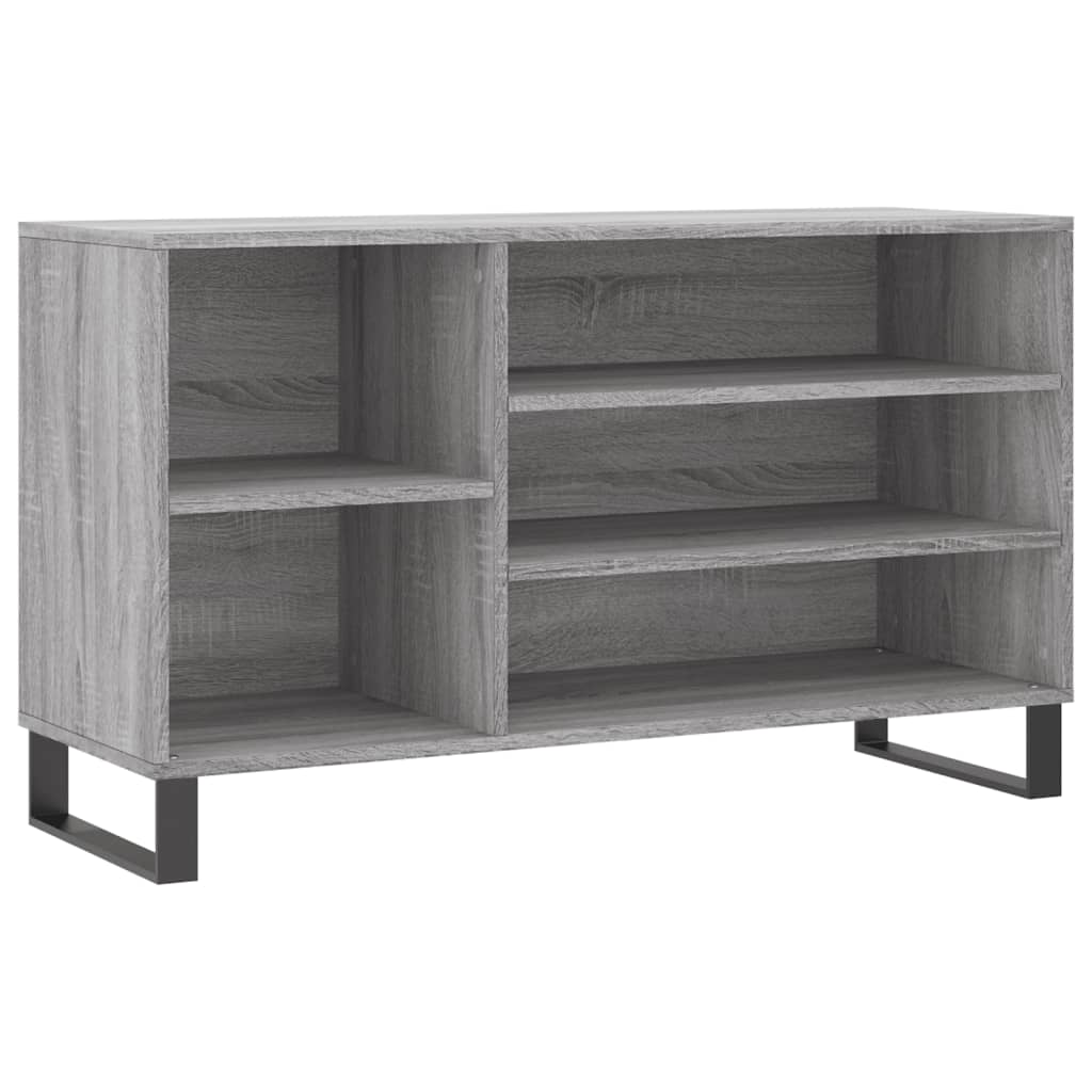 Vidaxl Schong Cabinet 102x36x60 cm Propertéiert Holz Sonoma Grey