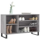 VidaXL armoire à chaussures 102x36x60 cm bois d'ingénierie gris sonoma