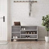 Vidaxl Schong Cabinet 102x36x60 cm Propertéiert Holz Sonoma Grey