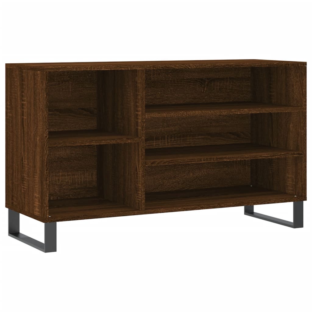 Vidaxx armoire à chaussures 102x36x60 cm bois fini couleur chêne marron
