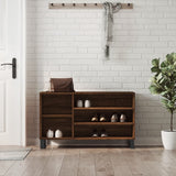 Vidaxx armoire à chaussures 102x36x60 cm bois fini couleur chêne marron