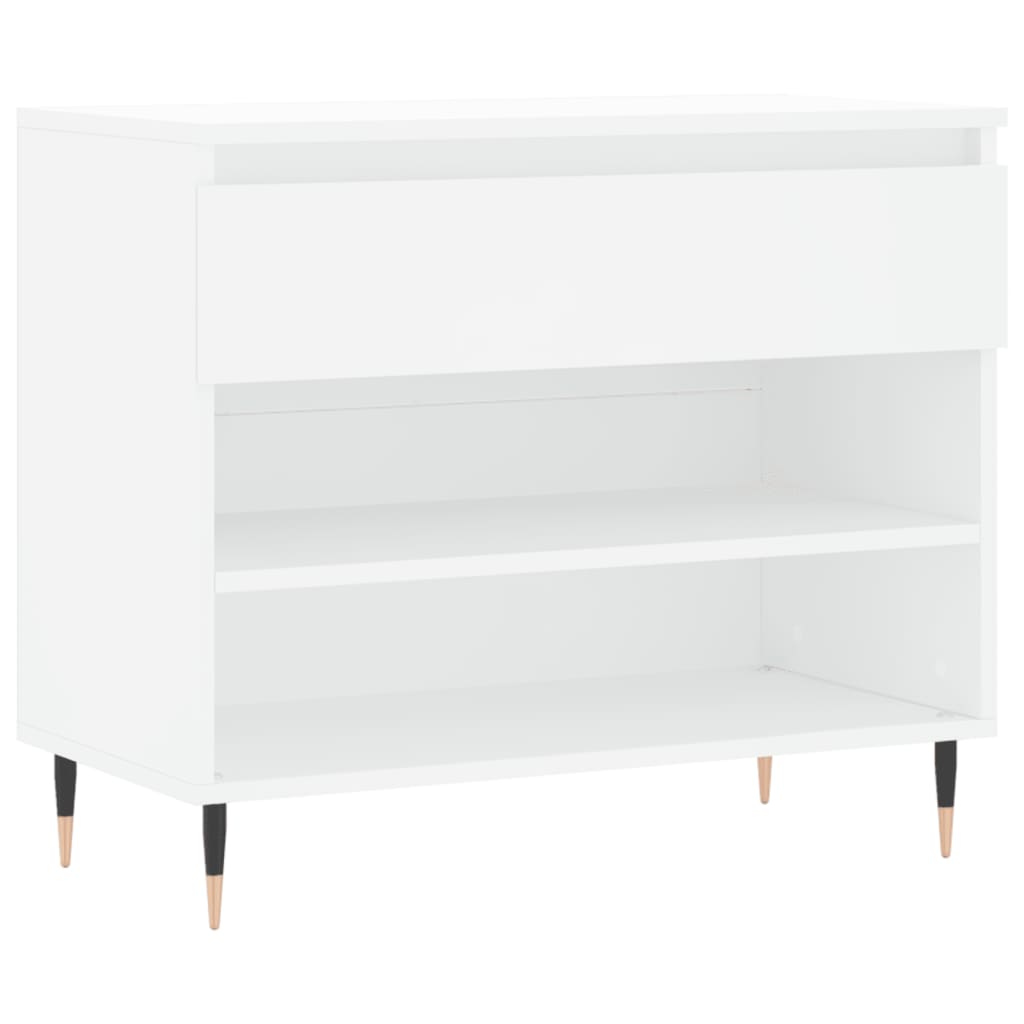 Vidaxx meuble à chaussures 70x36x60 cm bois d'ingénierie blanc