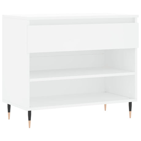 Vidaxx meuble à chaussures 70x36x60 cm bois d'ingénierie blanc