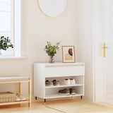 Vidaxl Shoe cabinet 70x36x60 cm Properted Wood White