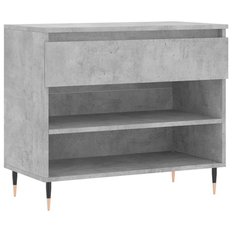 Vidaxx meuble à chaussures 70x36x60 cm bois d'ingénierie gris béton