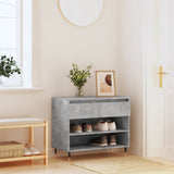 Vidaxx meuble à chaussures 70x36x60 cm bois d'ingénierie gris béton