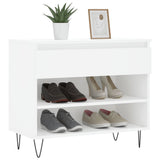 Vidaxx meuble à chaussures 70x36x60 cm bois d'ingénierie blanc