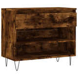 Vidaxx armoire à chaussures 70x36x60 cm bois traité, chêne fumé