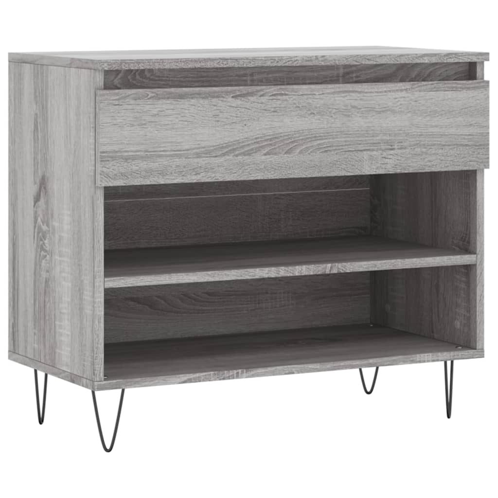 Vidaxl Shoe Cabinet 70x36x60 cm Property Wood Sonoma Gray