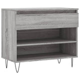 Gabinete de zapatos Vidaxl 70x36x60 cm de madera propiedad Sonoma gris