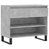 Vidaxx meuble à chaussures 70x36x60 cm bois d'ingénierie gris béton