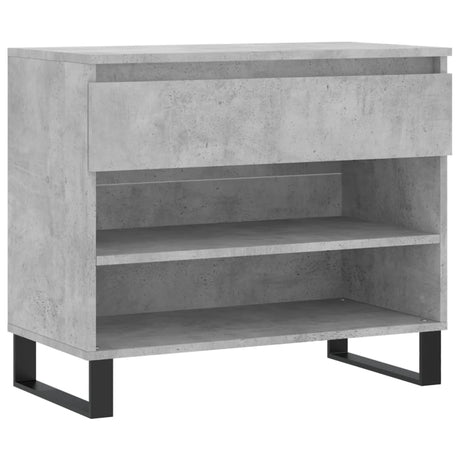 Vidaxx meuble à chaussures 70x36x60 cm bois d'ingénierie gris béton