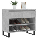 Vidaxx meuble à chaussures 70x36x60 cm bois d'ingénierie gris béton