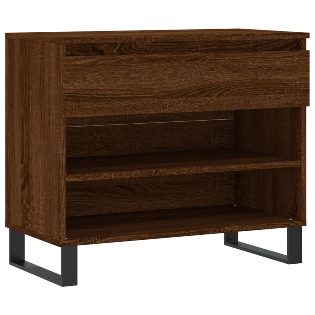 Vidaxx armoire à chaussures 70x36x60 cm bois fini couleur chêne marron