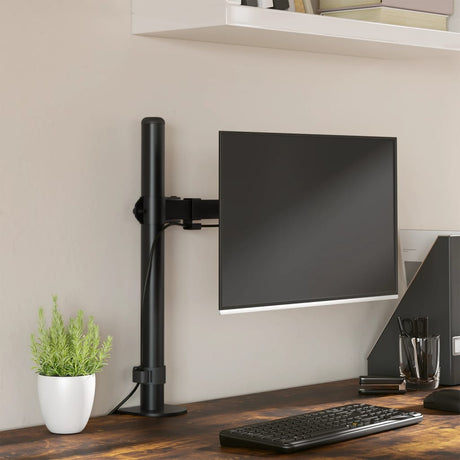 VidaXL support de moniteur VESA 75 100 mm acier noir