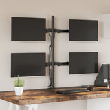 VidaXL support de moniteur VESA 75 100 mm acier noir