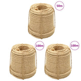 Vidaxl Rope 3 st 14 mm sisal